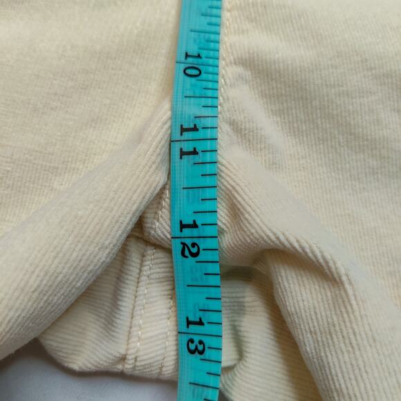 Avec Les Filles Wide Leg Cropped Corduroy Fisherman Pants 10 Preppy Academia - Picture 11 of 14